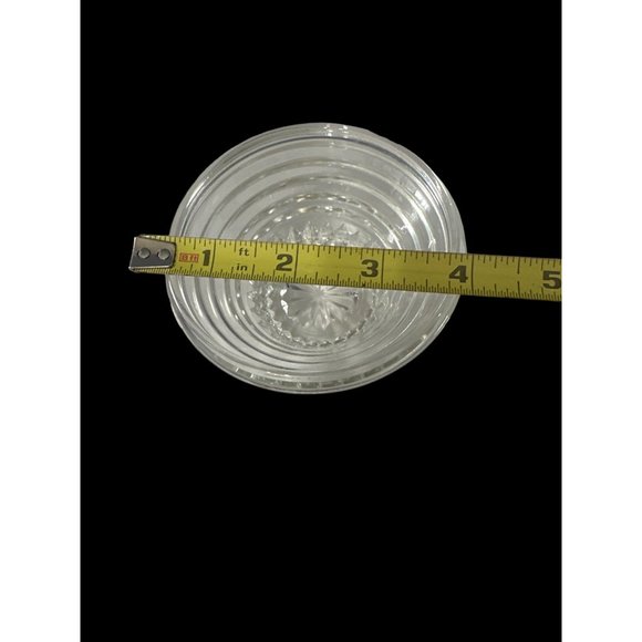 VTG 1938-43 Anchor Hocking clear Manhattan relish tray triangle inserts dish - Picture 5 of 10